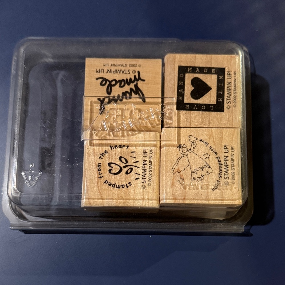 Stampin' Up! Heart and Love Wooden Stamps